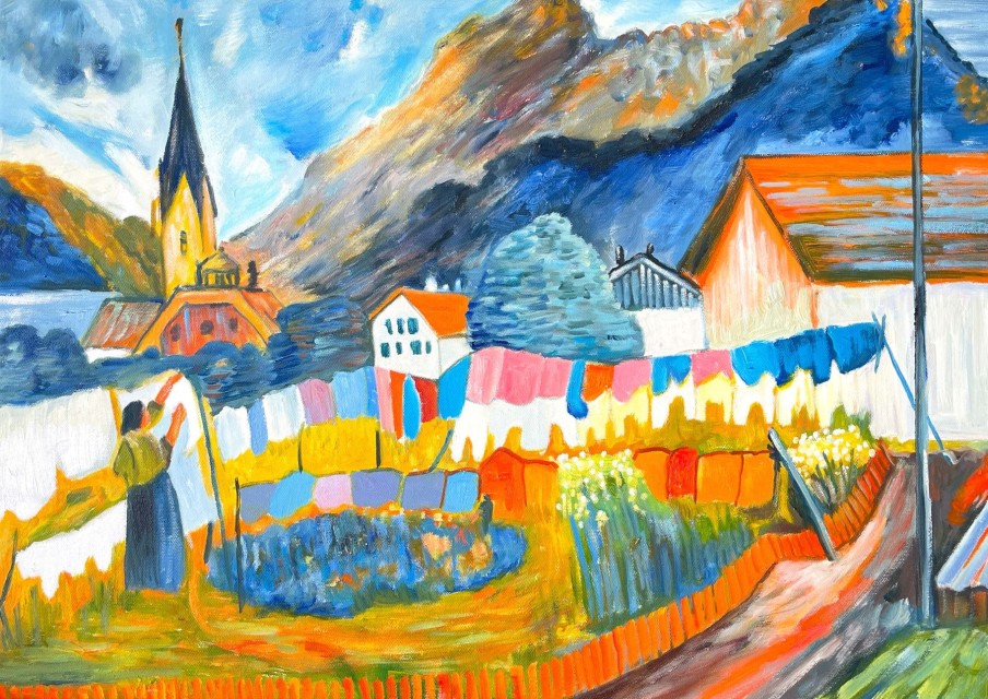 Marianne Von Werefkin Galerie montblanc | Im Dorf Marianne Von Werefkin