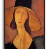 Amedeo Modigliani Galerie montblanc | Jeanne Hebuterne Au Grand Chapeau - Amedeo Modigliani