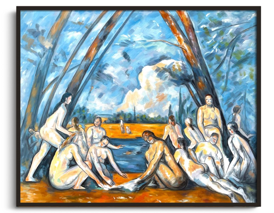 Paul Cezanne Galerie montblanc | Les Grandes Baigneuses - Paul Cezanne