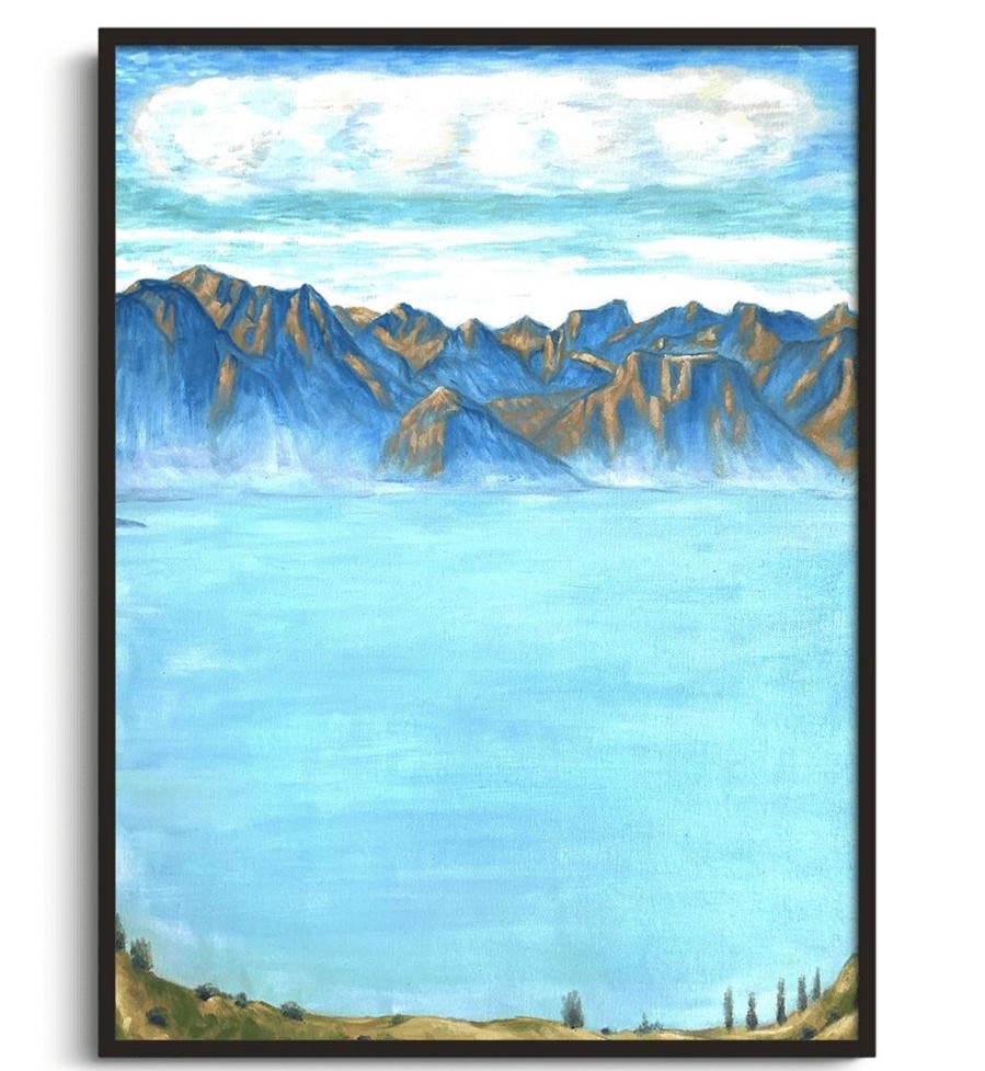 Ferdinand Hodler Galerie montblanc | Le Leman Et Les Alpes Savoyardes - Ferdinand Hodler