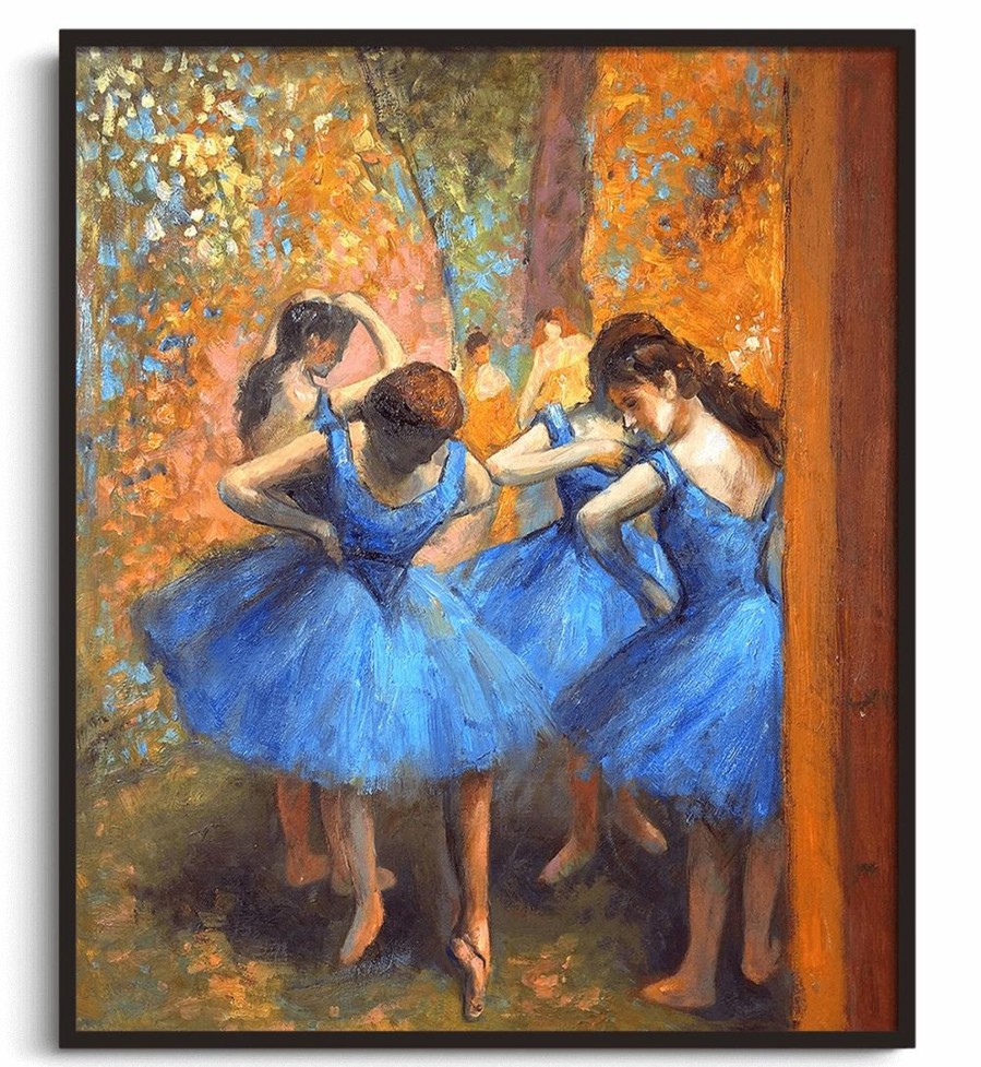 Edgar Degas Galerie montblanc | Danseuses Bleues - Edgar Degas