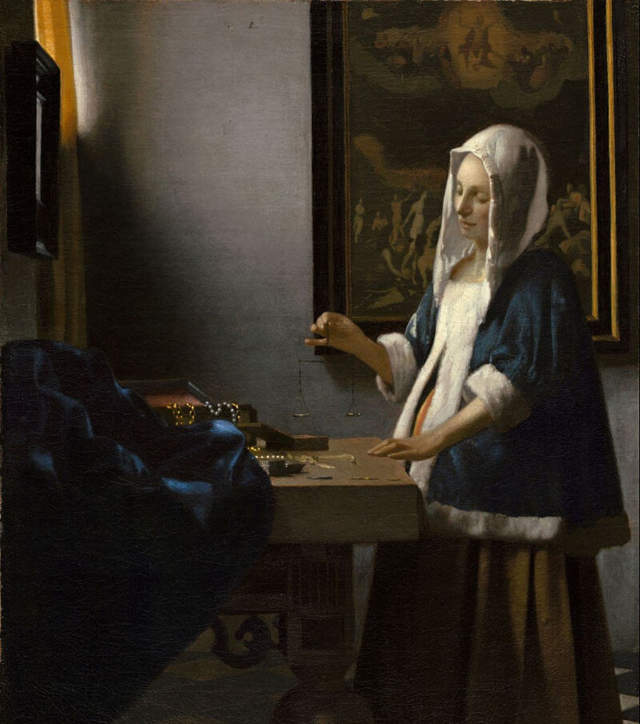 Johannes Vermeer Galerie montblanc | La Femme A La Balance - Johannes Vermeer