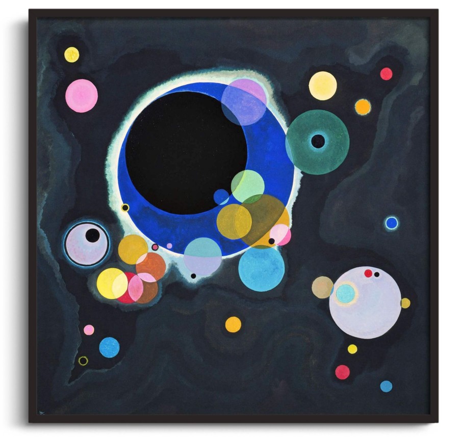 Vassily Kandinsky Galerie montblanc | Plusieurs Cercles - Vassily Kandinsky