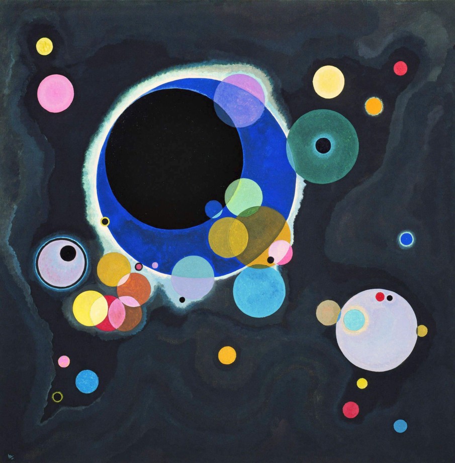 Vassily Kandinsky Galerie montblanc | Plusieurs Cercles - Vassily Kandinsky