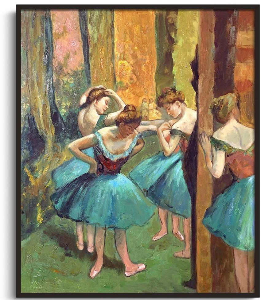 Edgar Degas Galerie montblanc | Danseuses En Rose Et Vert - Edgar Degas