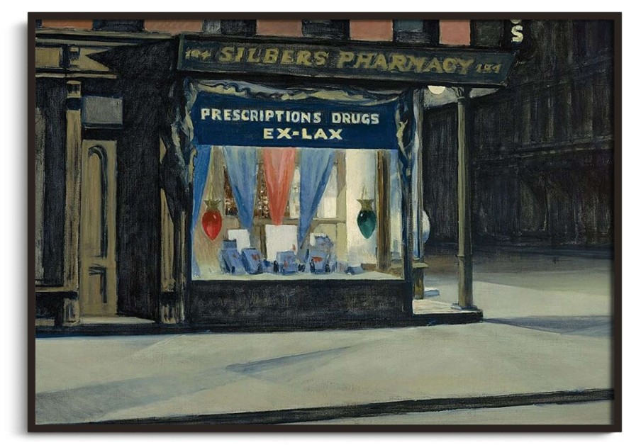 Edward Hopper Galerie montblanc | Drugstore - Edward Hopper