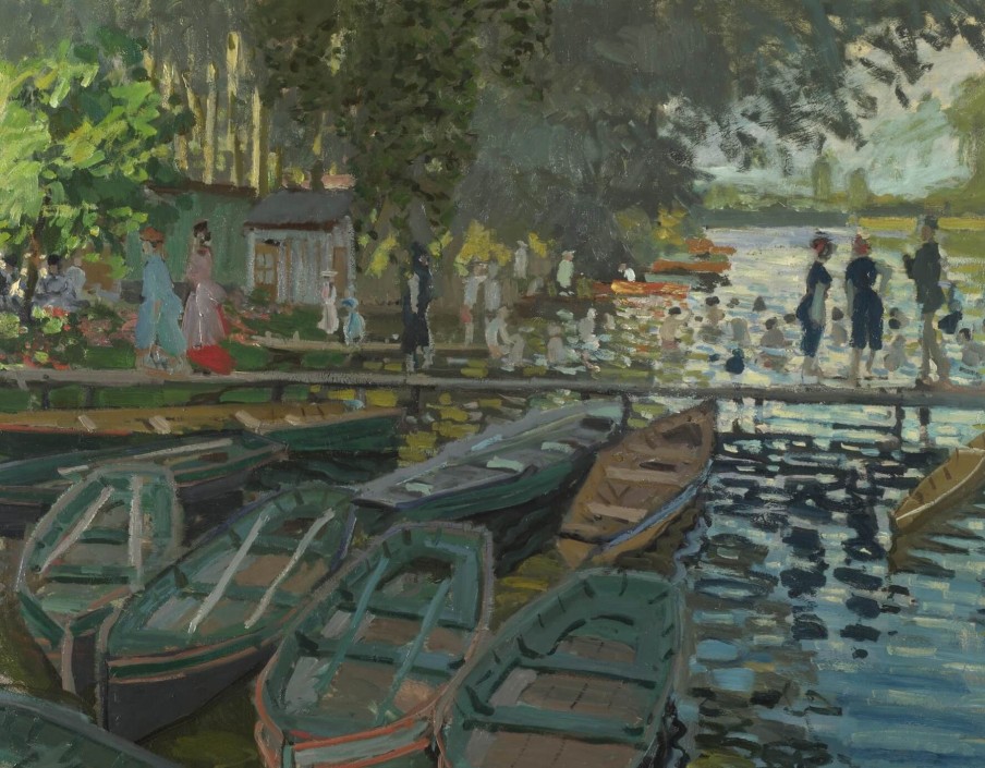 Claude Monet Galerie montblanc | Baigneurs A La Grenouillere - Claude Monet