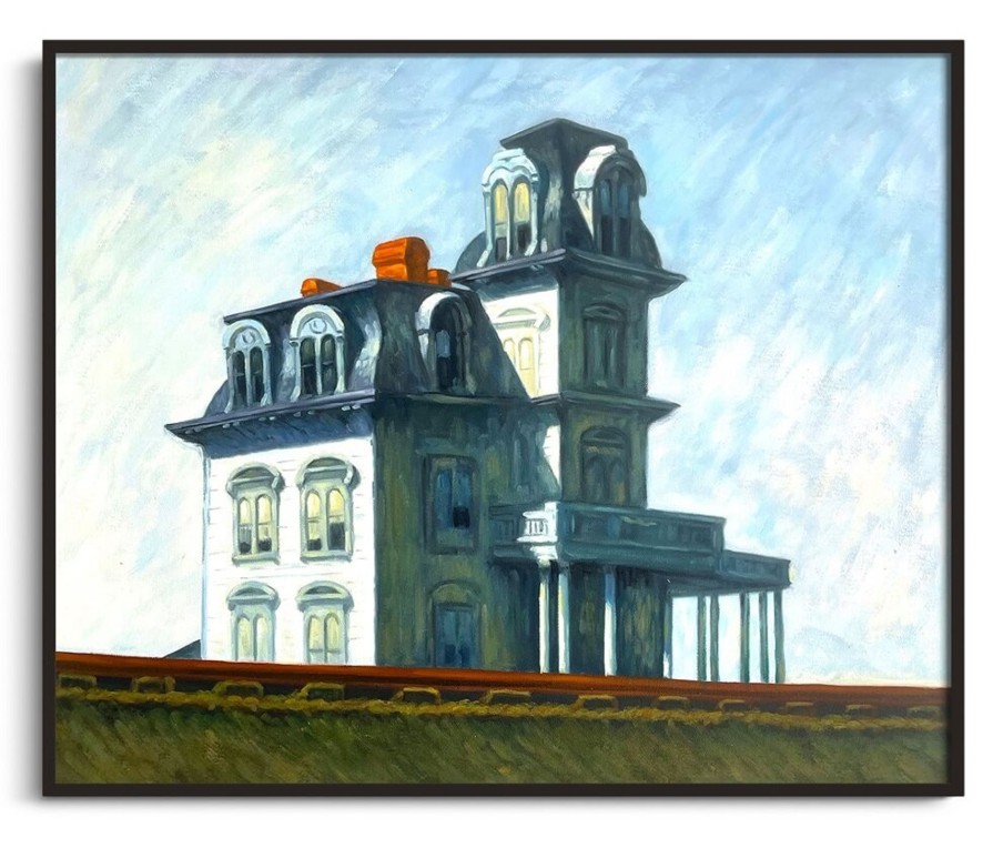 Edward Hopper Galerie montblanc | House By The Railroad - Edward Hopper