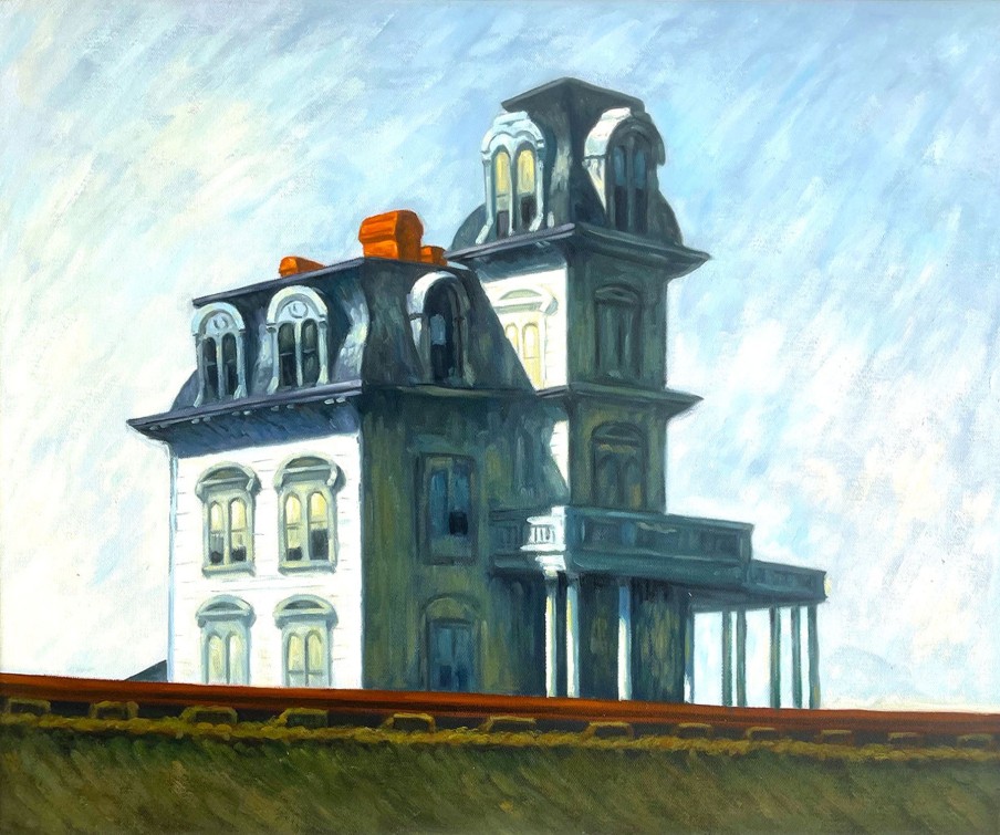 Edward Hopper Galerie montblanc | House By The Railroad - Edward Hopper