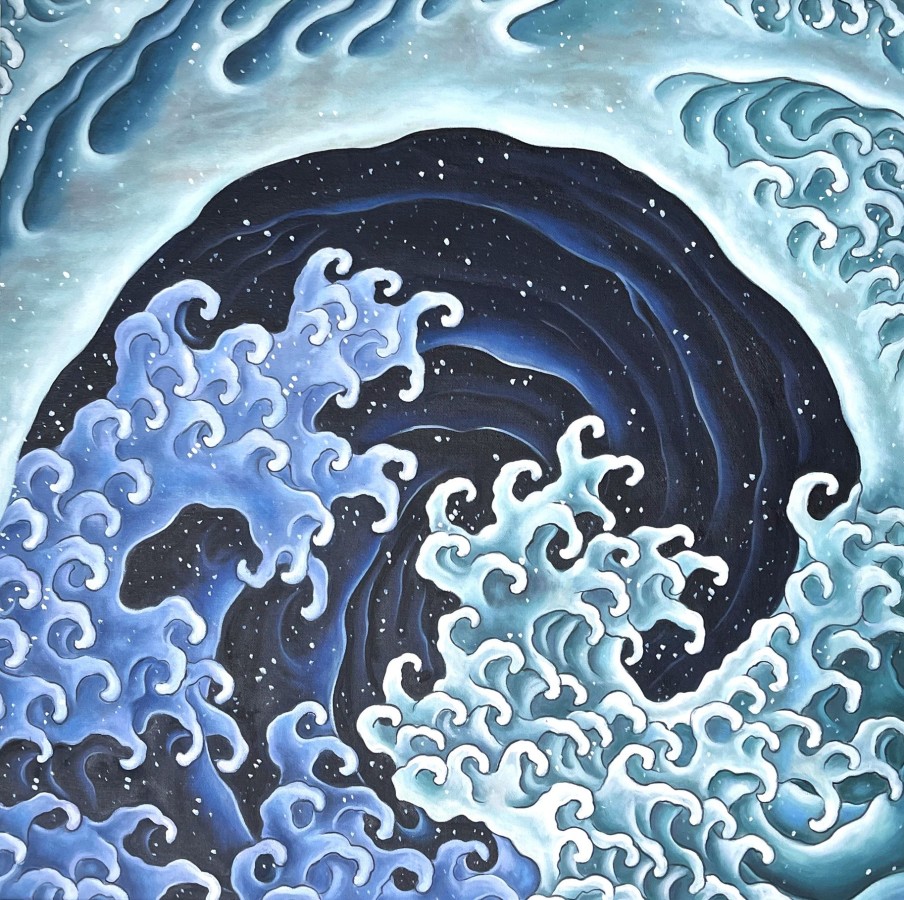 Hokusai Galerie montblanc | Vague Feminine - Hokusai