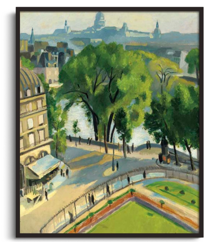 Robert Delaunay Galerie montblanc | Vue Du Quai Du Louvre - Robert Delaunay