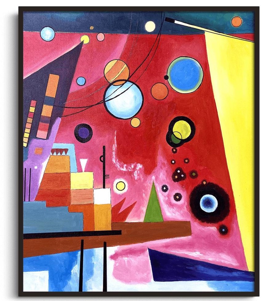 Vassily Kandinsky Galerie montblanc | Heavy Red - Vassily Kandinsky