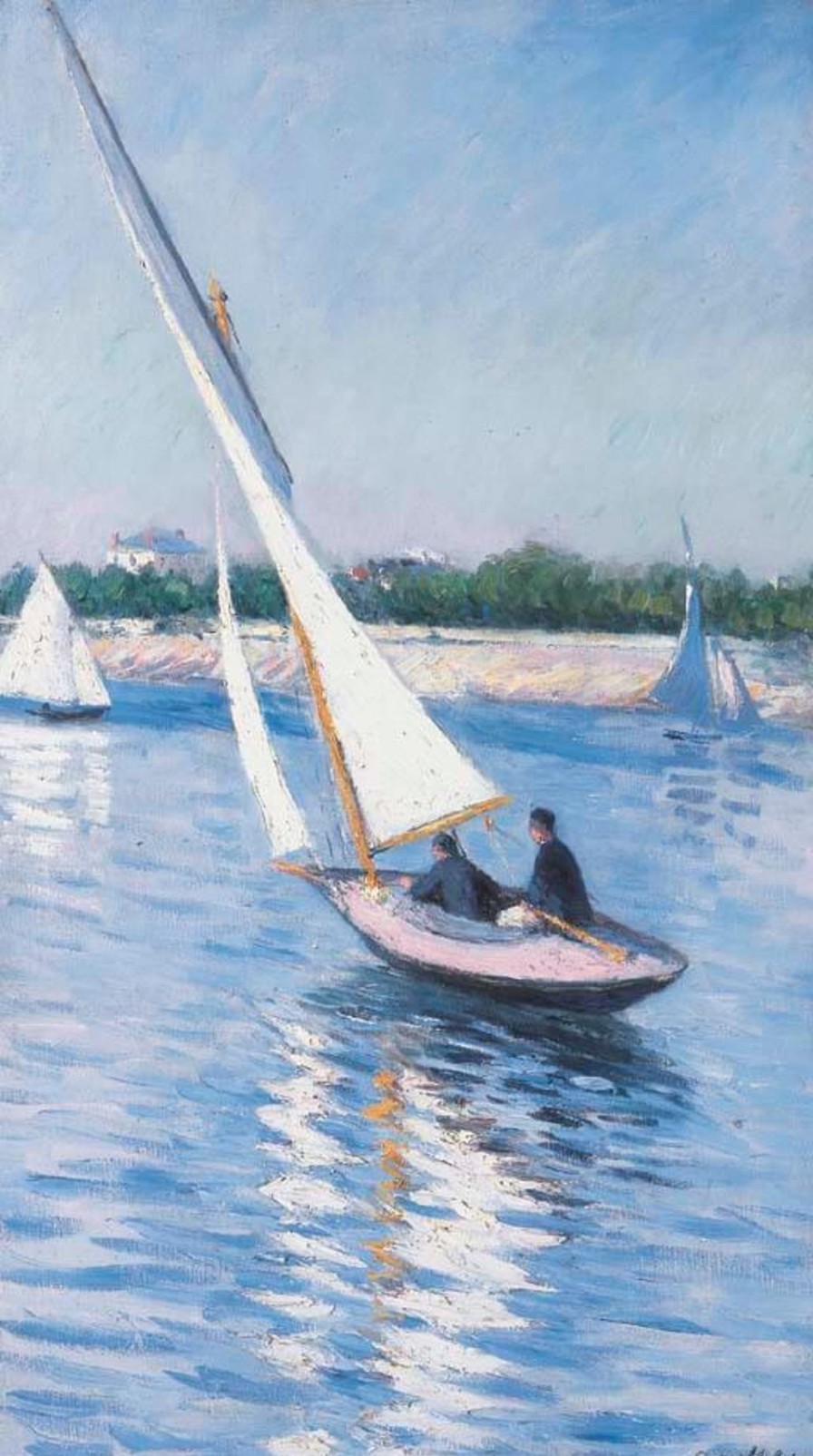 Gustave Caillebotte Galerie montblanc | Voiliers Sur La Seine A Argenteuil - Gustave Caillebotte