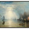 William Turner Galerie montblanc | Les Quillards Soulevent Les Braises Au Clair De Lune - William Turner