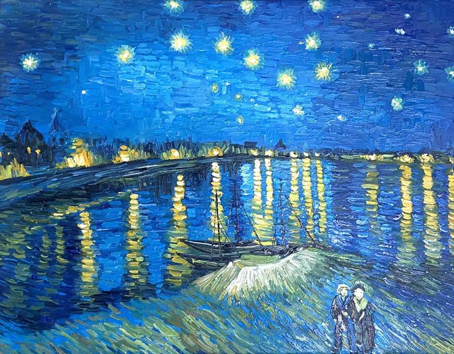 Vincent Van Gogh Galerie montblanc | Nuit Etoilee Sur Le Rhone - Vincent Van Gogh