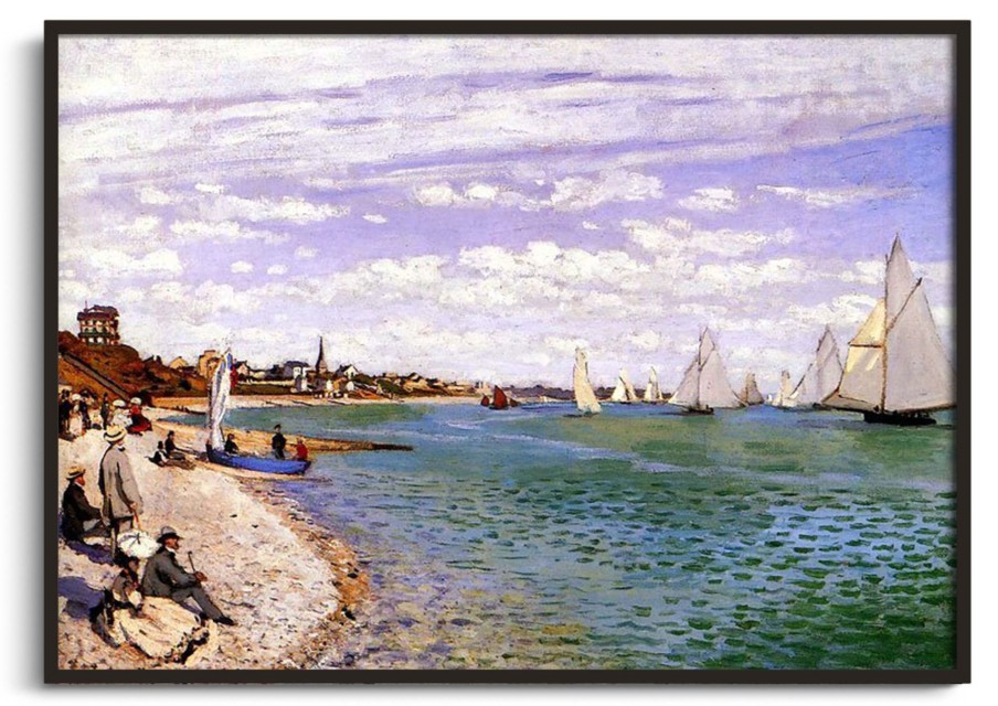 Claude Monet Galerie montblanc | Les Regates A Sainte-Adresse - Claude Monet