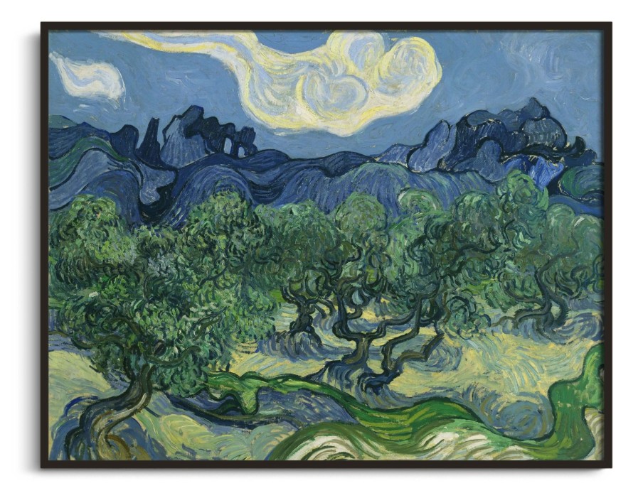 Vincent Van Gogh Galerie montblanc | Oliviers Avec Les Alpilles En Arriere-Plan - Vincent Van Gogh