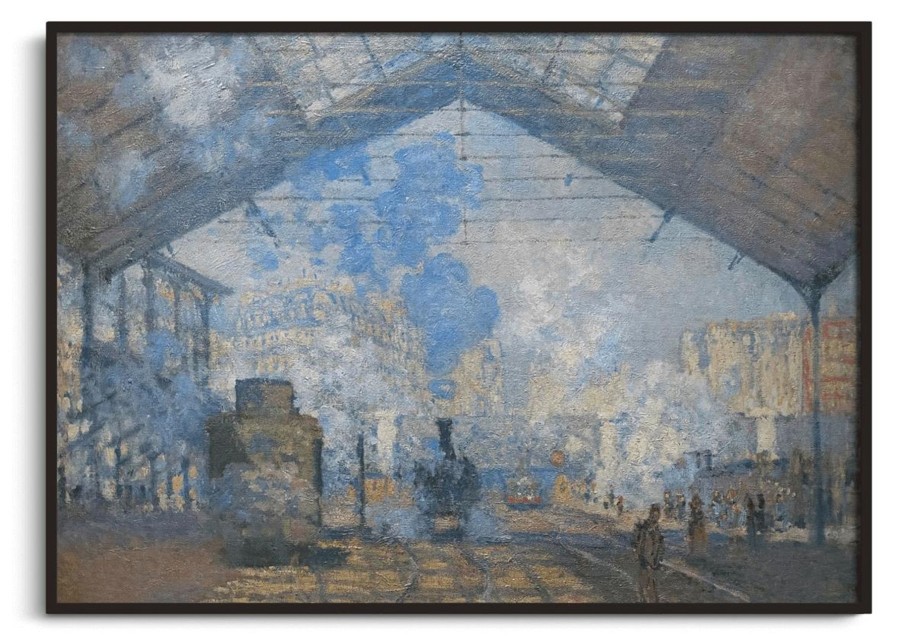 Claude Monet Galerie montblanc | La Gare Saint-Lazare - Claude Monet