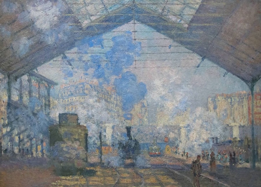 Claude Monet Galerie montblanc | La Gare Saint-Lazare - Claude Monet