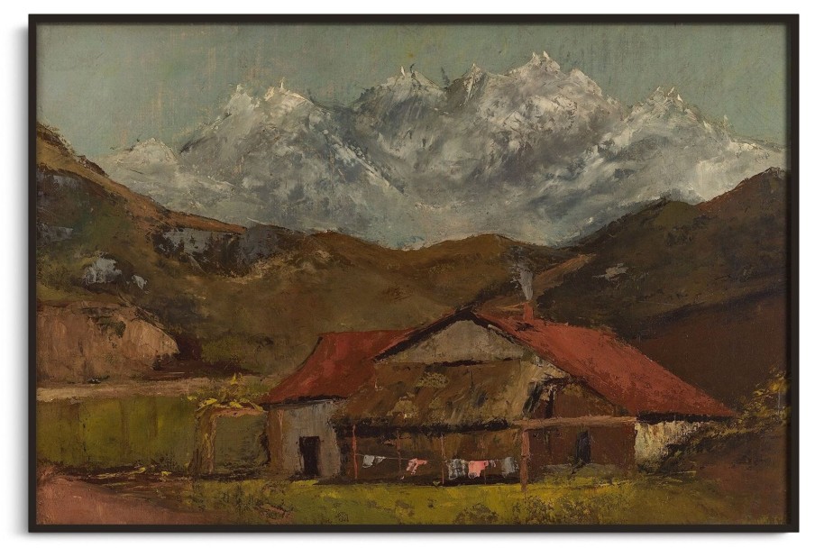 Gustave Courbet Galerie montblanc | Un Chalet Suisse - Gustave Courbet