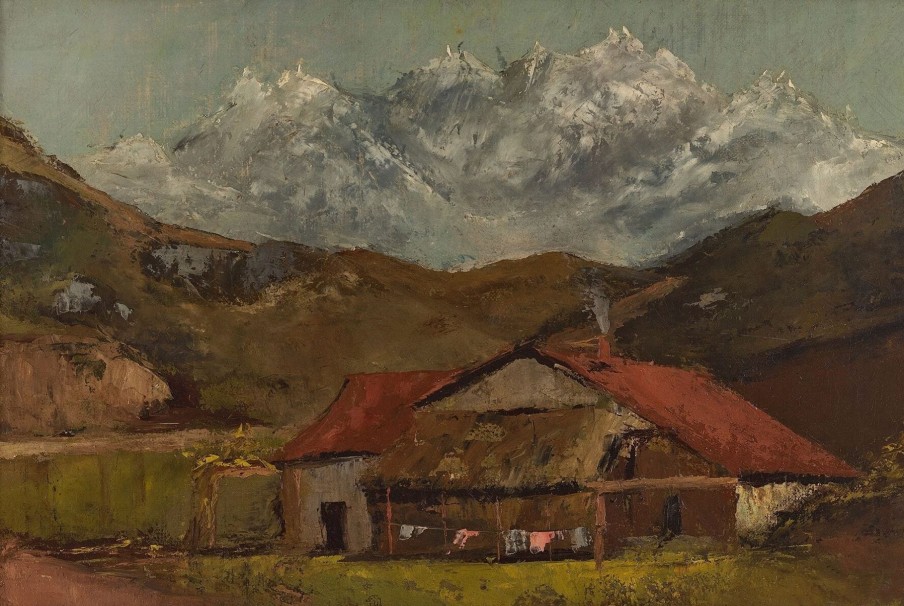 Gustave Courbet Galerie montblanc | Un Chalet Suisse - Gustave Courbet