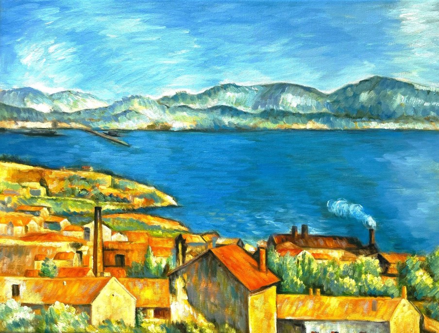 Paul Cezanne Galerie montblanc | La Baie De L'Estaque Paul Cezanne