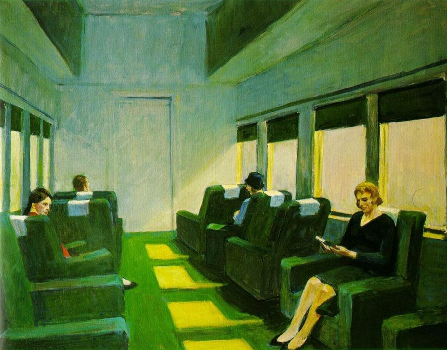 Edward Hopper Galerie montblanc | Chair Car - Edward Hopper