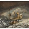 William Turner Galerie montblanc | Bateaux Transportant Des Ancres Aux Hommes De Guerre Hollandais - William Turner