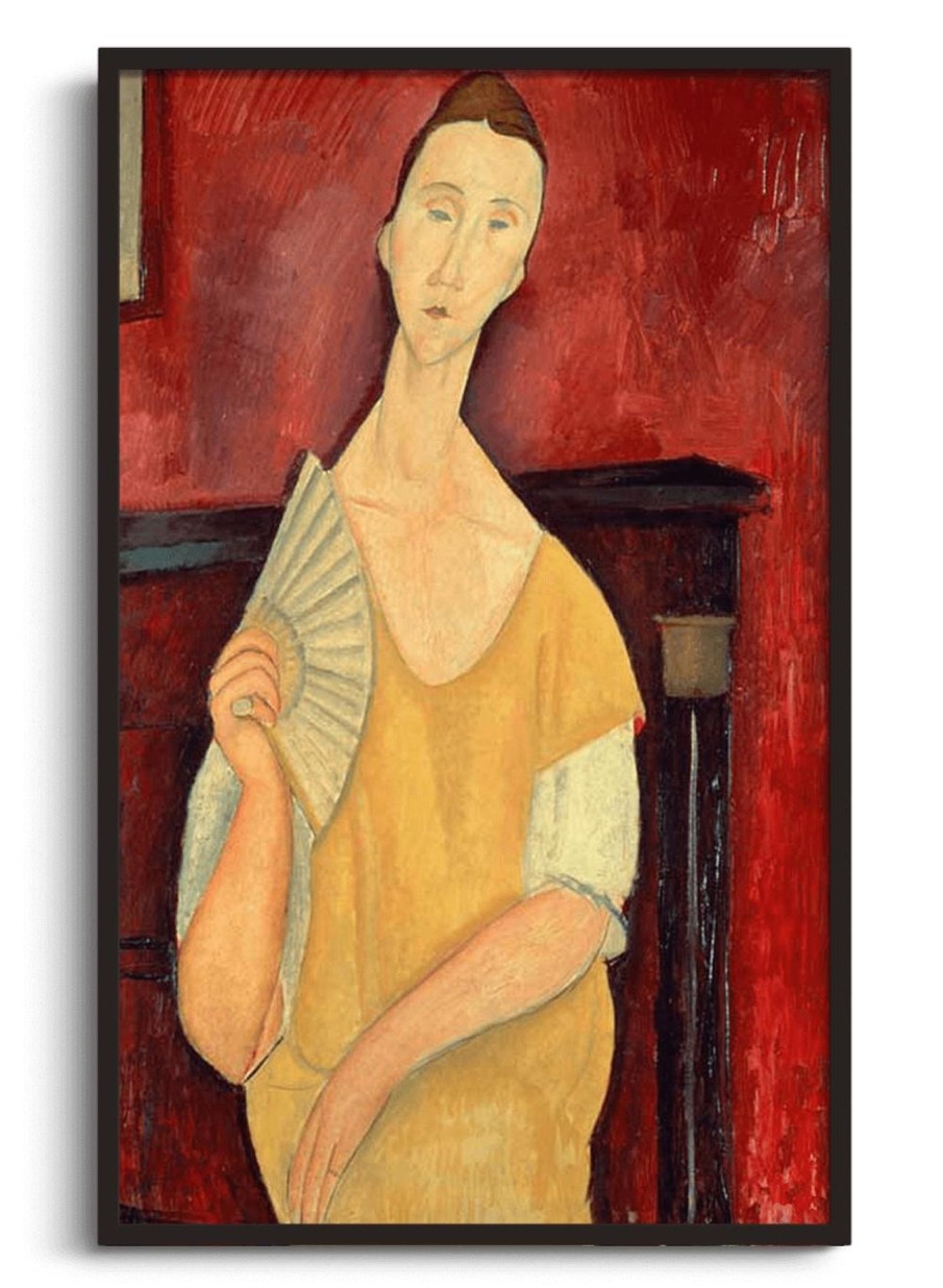 Amedeo Modigliani Galerie montblanc | La Femme A L'Eventail - Amedeo Modigliani