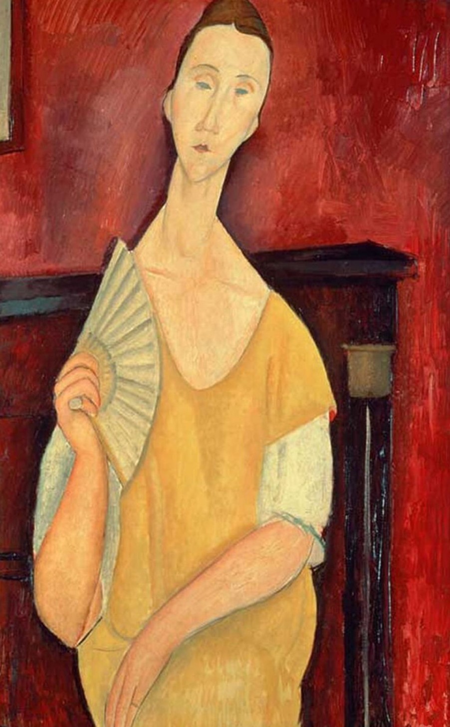 Amedeo Modigliani Galerie montblanc | La Femme A L'Eventail - Amedeo Modigliani