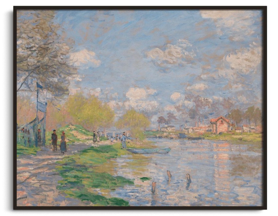 Claude Monet Galerie montblanc | Printemps A L'Ile De La Grande Jatte - Claude Monet