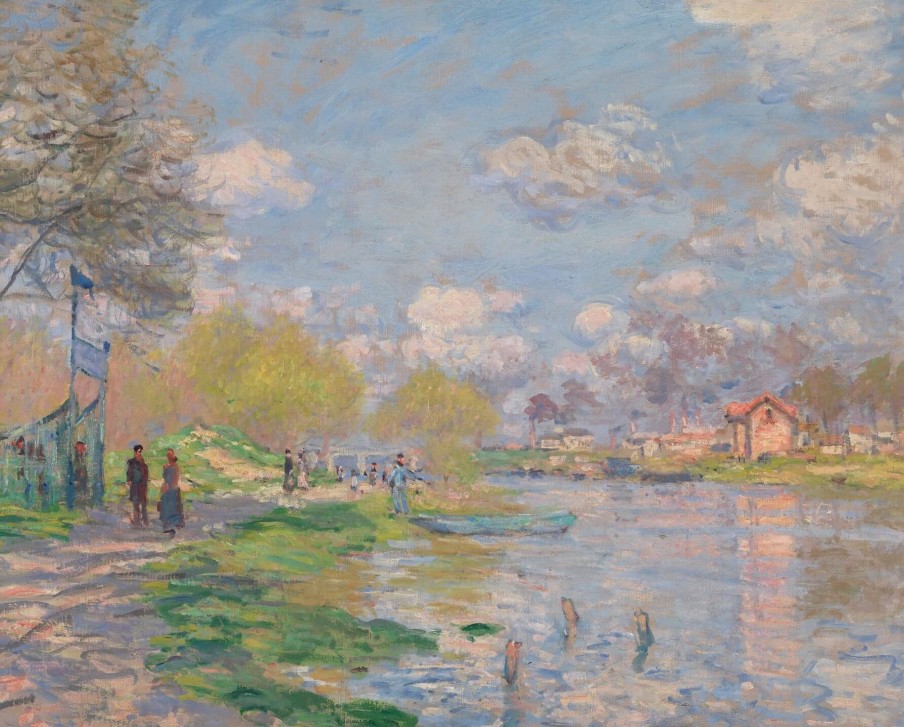 Claude Monet Galerie montblanc | Printemps A L'Ile De La Grande Jatte - Claude Monet