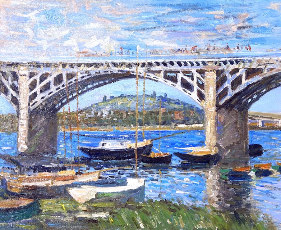 Claude Monet Galerie montblanc | Le Pont Sur La Seine A Argenteuil - Claude Monet