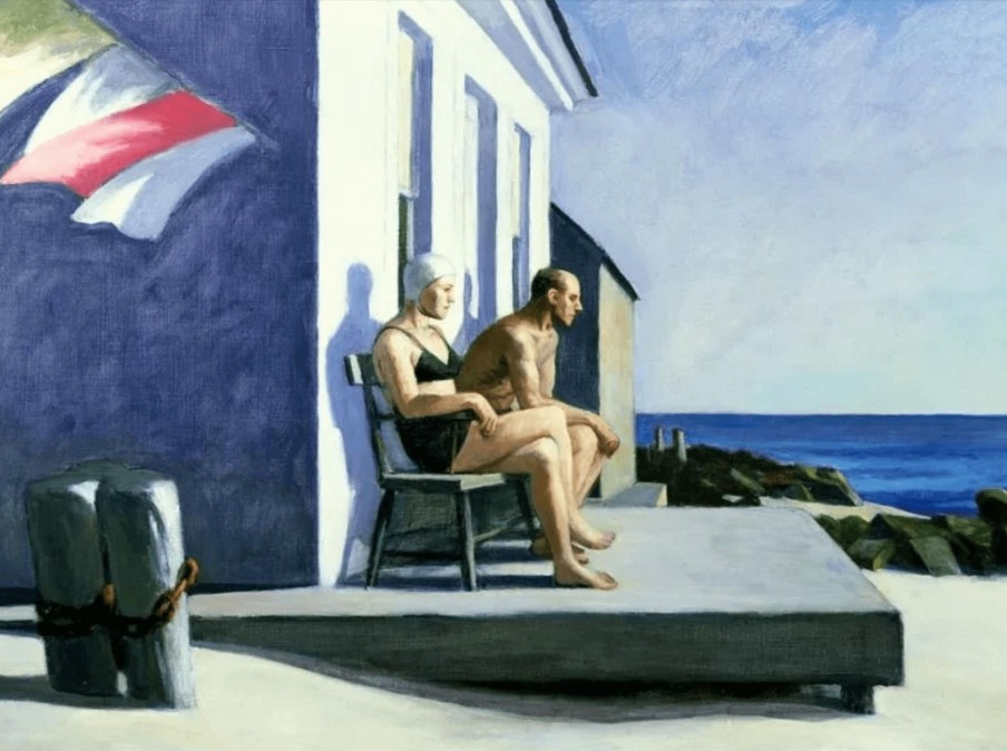 Edward Hopper Galerie montblanc | Sea Watchers - Edward Hopper