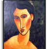 Amedeo Modigliani Galerie montblanc | Jeune Femme Aux Yeux Bleus - Amedeo Modigliani