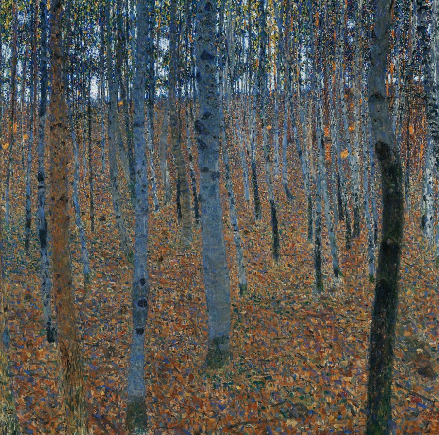 Gustav Klimt Galerie montblanc | La Foret De Bouleaux - Gustav Klimt