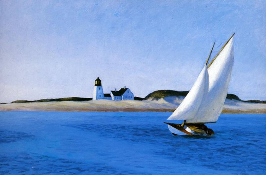 Edward Hopper Galerie montblanc | The Long Leg - Edward Hopper