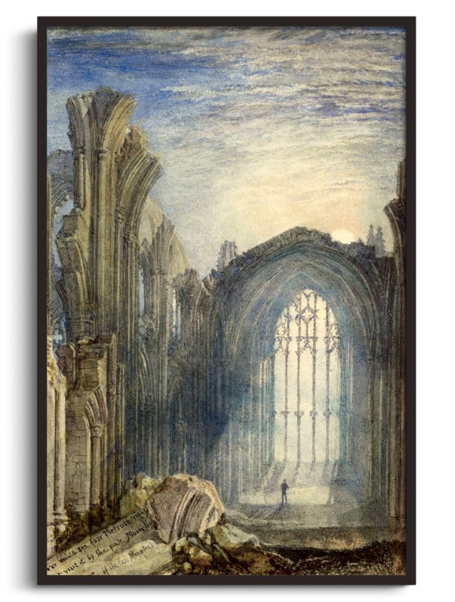 William Turner Galerie montblanc | Abbaye De Melrose - William Turner