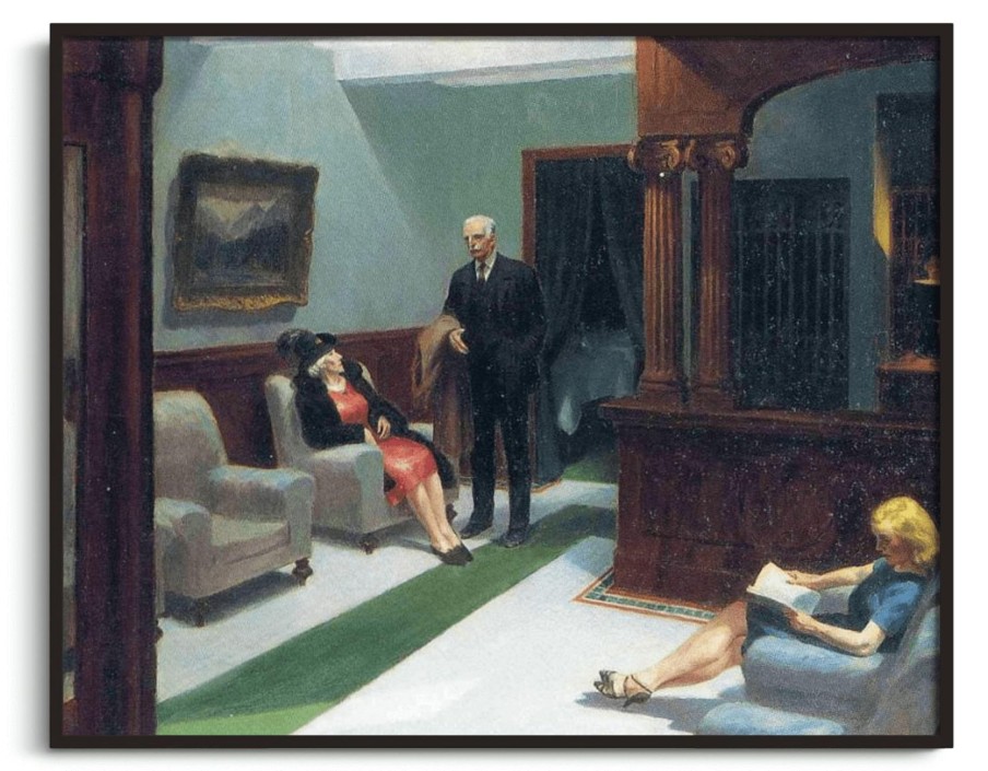 Edward Hopper Galerie montblanc | Hotel Lobby - Edward Hopper