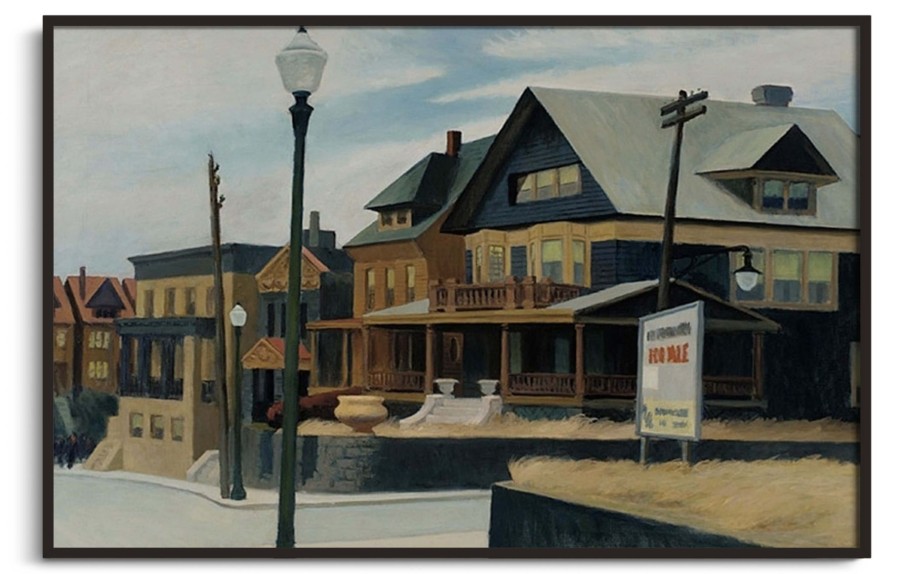 Edward Hopper Galerie montblanc | East Wind Over Weehawken - Edward Hopper