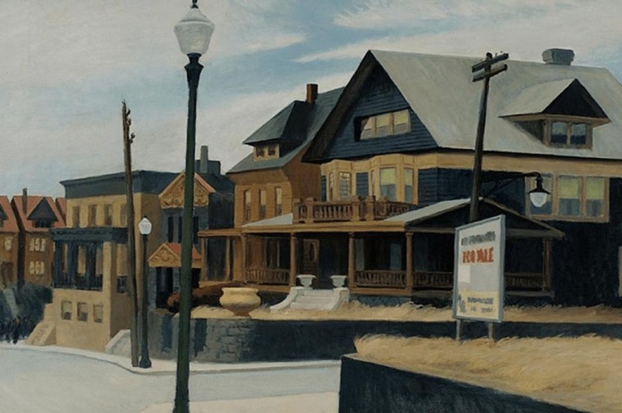 Edward Hopper Galerie montblanc | East Wind Over Weehawken - Edward Hopper