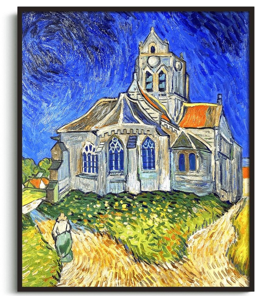 Vincent Van Gogh Galerie montblanc | L'Eglise D'Auvers-Sur-Oise - Vincent Van Gogh