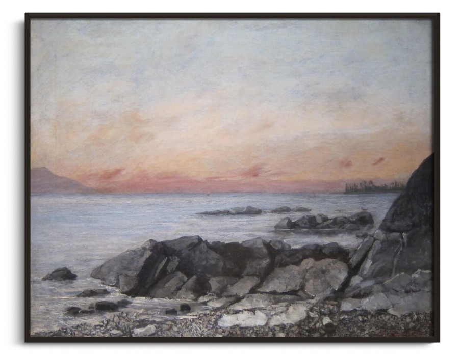 Gustave Courbet Galerie montblanc | Coucher De Soleil, Vevey - Gustave Courbet