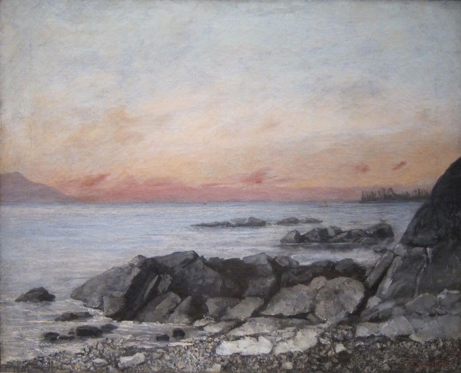 Gustave Courbet Galerie montblanc | Coucher De Soleil, Vevey - Gustave Courbet