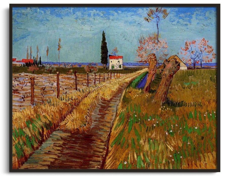 Vincent Van Gogh Galerie montblanc | Chemin A Travers Un Champ De Saules - Vincent Van Gogh