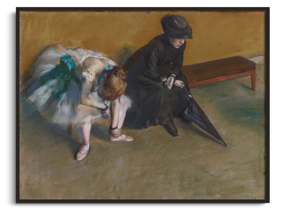 Edgar Degas Galerie montblanc | L'Attente - Edgar Degas