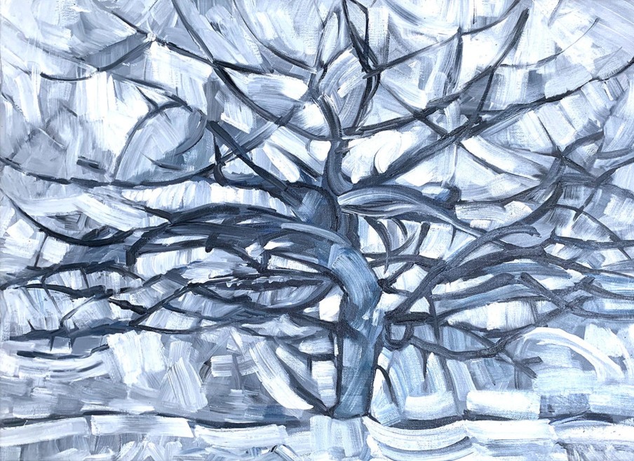 Piet Mondrian Galerie montblanc | Arbre Argente - Piet Mondrian