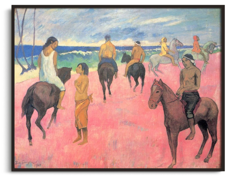 Paul Gauguin Galerie montblanc | Cavaliers Sur La Plage Ii - Paul Gauguin