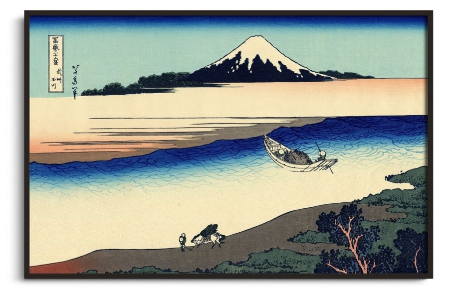 Hokusai Galerie montblanc | Riviere Tama Et Mont Fuji - Hokusai