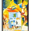 August Macke Galerie montblanc | Cour De La Maison De Campagne A St. Germain - August Macke